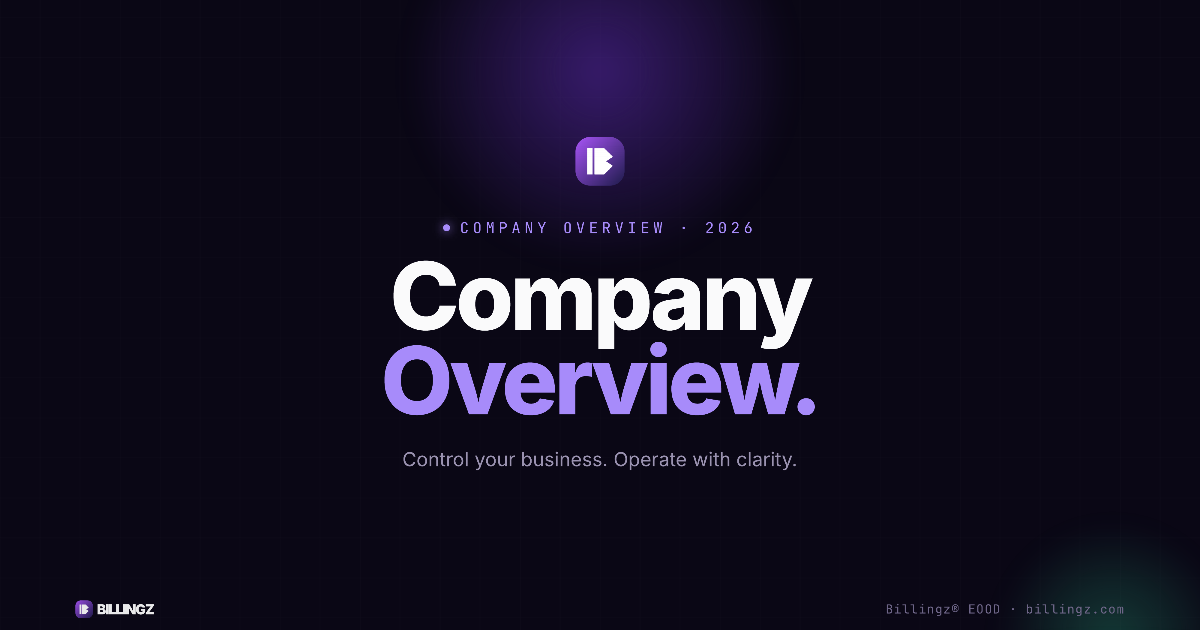 Company Overview cover