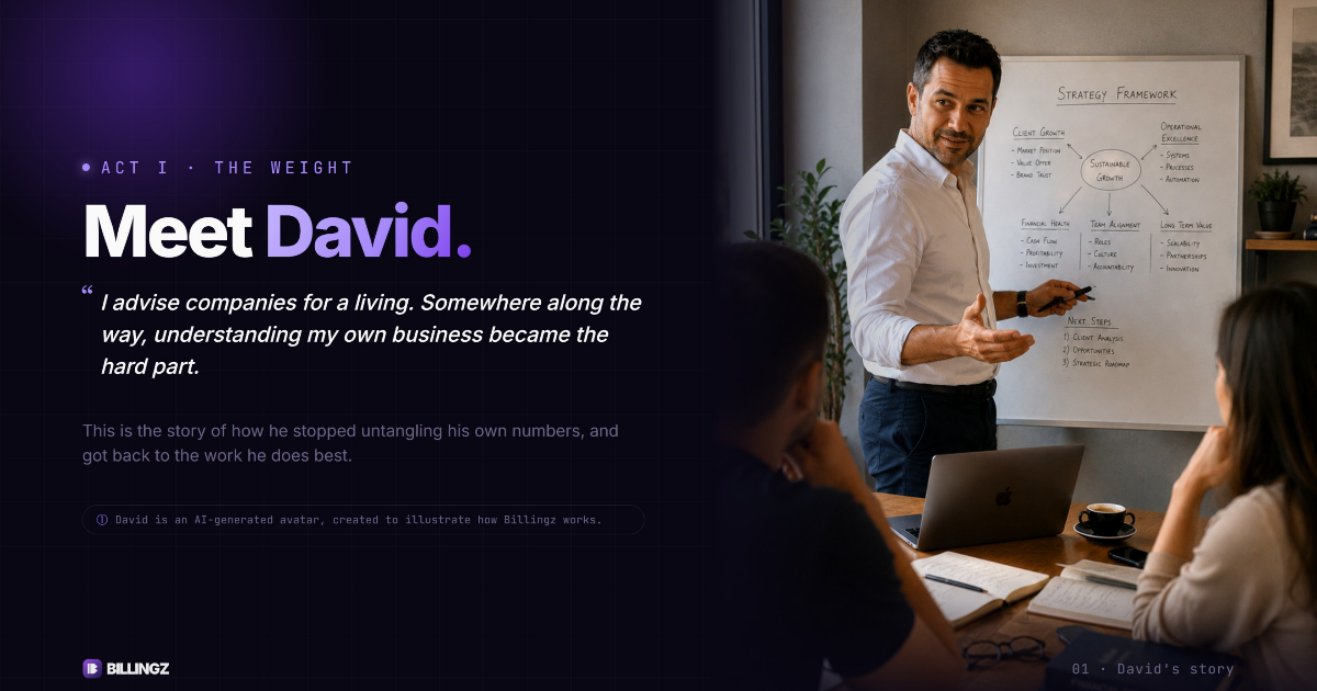 David's Story · Consultant cover